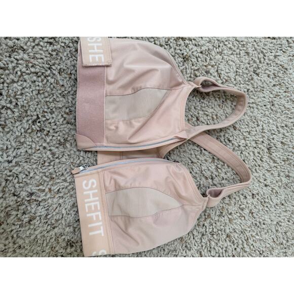 Shefit Beige Adjustable Sports Bra Women's - Picture 10 of 12